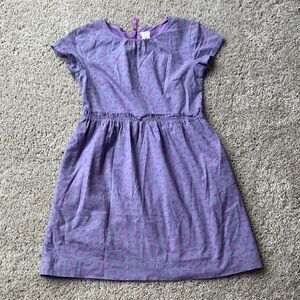 Crewcuts Purple Casual Sundress Short Sleeve Crew Neck